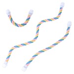 Parrot Climbing Rope Manufacturer - Bungee Perch Colorful Bead