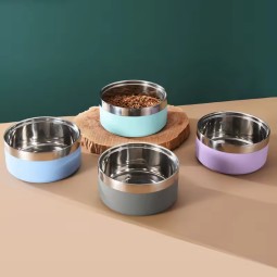 宠物食具供应商-不锈钢双层BPA免费