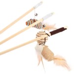 Cat Teaser Toys Supplier - Interactive Wand Fish Pole Bird