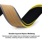 Dog Collar Factory - Adjustable Tactical Heavy Duty Padded