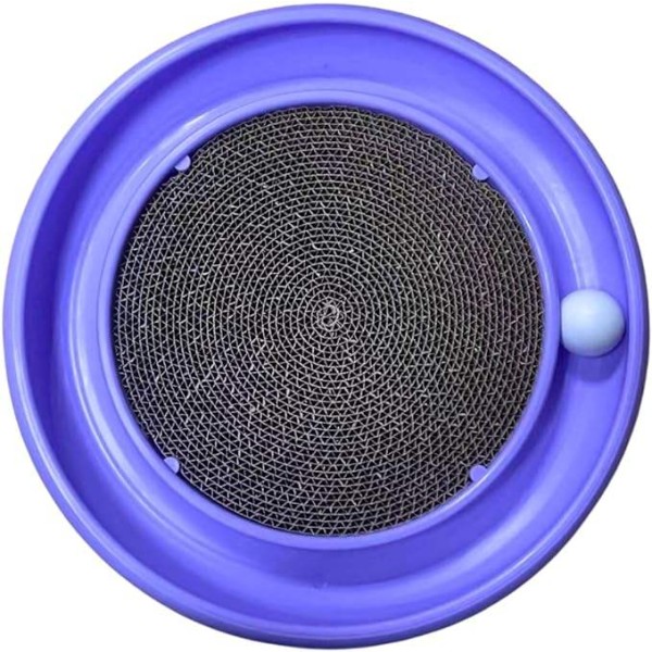 Cat Turbo Scratcher Supplier - 2 in 1 Cardboard Ball Track