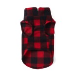 Pet Winter Jacket Supplier - Cold Weather Plaid Fleece Vest