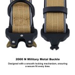 Dog Collar Factory - Adjustable Tactical Heavy Duty Padded
