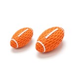 Dog Toy Supplier - Eco-Friendly Rugby Chew Squeaky Ball