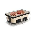 Hibachi Grill Supplier - Large Rectangle Ceramic Clay Charcoal