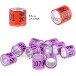 Pigeon Leg Rings Manufacturer - Aluminium Plastic Identify Bands