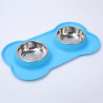 Pet Bowl Supplier - Wholesale Stainless Steel Double Nonslip