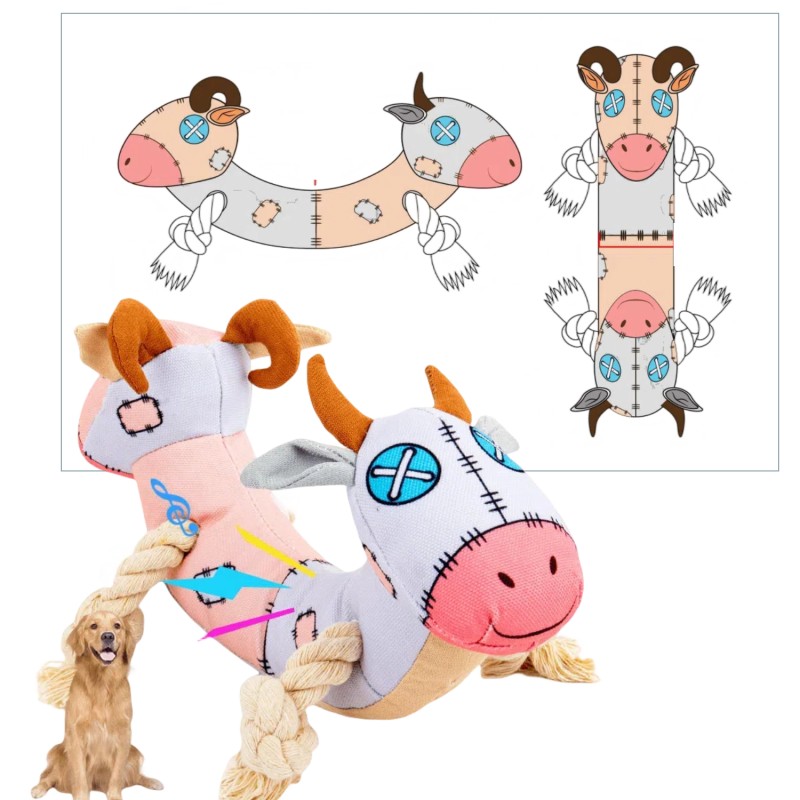 Halloween Pet Toys Supplier - Pumpkin Bat Zombie Plush Squeaky Custom