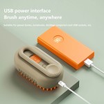 宠物蒸汽刷供应商-3合1鲸鱼硅胶除毛梳