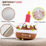 Dog Birthday Toy Supplier - Plush Cake Candle Decoration Gift Wholesale