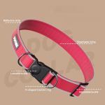 LED猫项圈源头工厂-酷灯实心图案牵绳定制大型犬