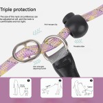 狗牵绳源头工厂-5米涤纶尼龙反光圆项圈批发