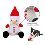 圣诞老人狗玩具源头工厂-毛绒发声咬胶玩具圣诞批发