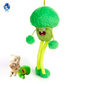 Yellow Chick Toy Factory - Plush Stretchy Rope with Balls Interactive