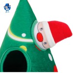 圣诞狗玩具供应商-耐用发声互动大型犬