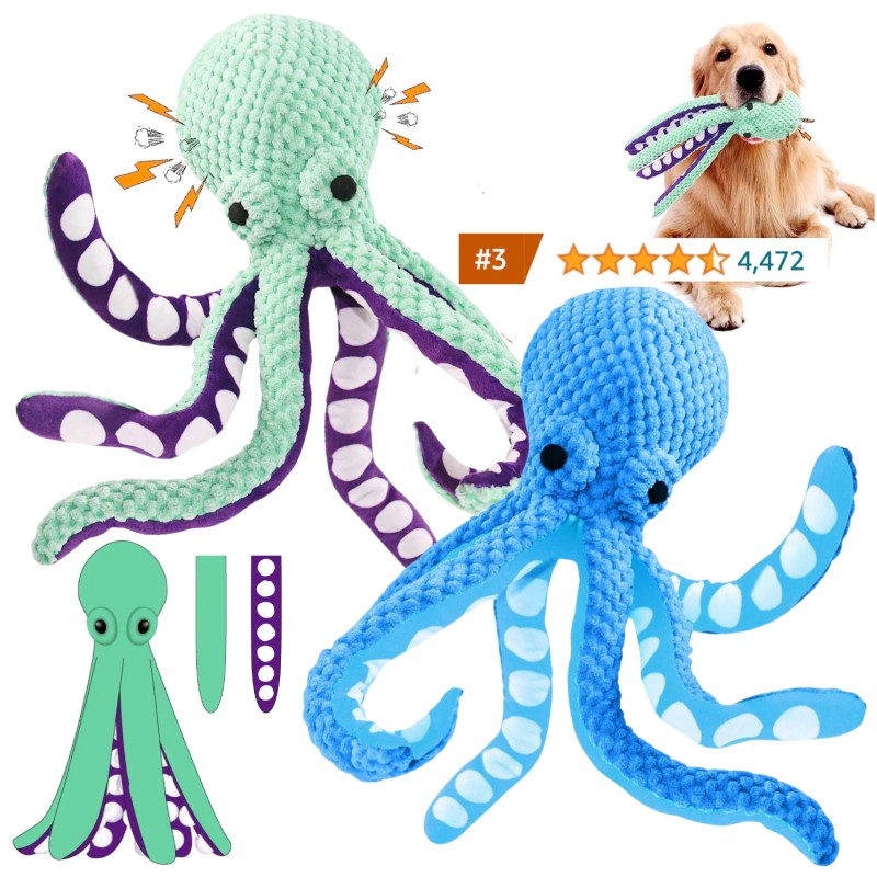 Snuffle Puzzle Toy Factory - Foldable Plush Snail Foraging Training