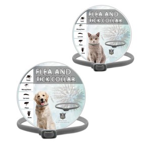 Dog Tick Collar Supplier - Natural Plant Oil 8 Month Protection Anti Tick