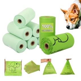 Custom Poop Bags Manufacturer - OEM Printed Cornstarch Compostable Bag