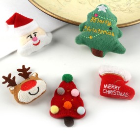 Christmas Dog Toy Supplier - Santa Elk Plush Chew Toy Xmas Gift