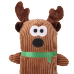 发声绳玩具供应商-雪人毛绒圣诞狗玩具定制