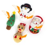 毛绒绳玩具生产厂家-小尺寸互动拔河玩具圣诞礼物