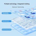 宠物冰垫源头工厂-可洗回收降温垫动物图案