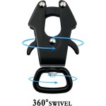 狗项圈源头工厂-复古肖扣帆布可雕刻户外