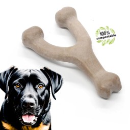 可降解狗骨头供应商-环保Y骨如愿骨强啃咬犬