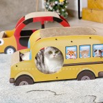 互动猫玩具源头工厂-4合1自理羽毛刷隧道