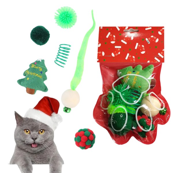 发声狗玩具生产厂家-圣诞毛绒套装宠物礼品定制