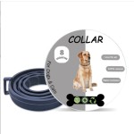 狗防蜱项圈供应商-天然植物油8个月防护防蜱