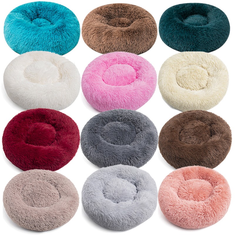 Cat Tunnel Bed Manufacturer - Half-Wrapped Fluffy Plush Cloth Pet Bed
