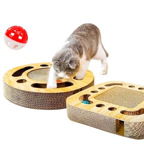 Cat Busy Box Manufacturer - Cardboard Scratcher Ball Track Eco-Friendly