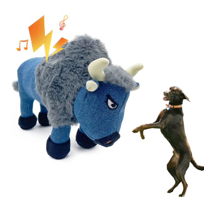 帝王蟹玩具源头工厂-豪华毛绒发声互动大型犬