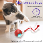 Electric Cat Ball Factory - Smart Self-Rolling Rechargeable Interactive