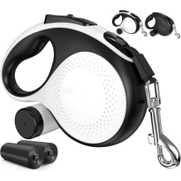 Pet Leash Factory - Reflective Nylon Retractable Hands Free