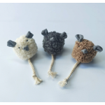 Pet Toy Factory - Short Plush Squeaky Mouse Shape Chewing