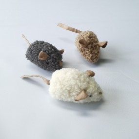 Cat Toys Manufacturer - 3pcs Plush Mouse Catnip Interactive