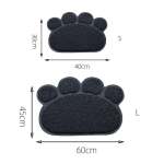 Cat Litter Mat Factory - Custom PVC Paw Shaped No-slip