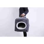 Pet Bed Supplier - Dual-Function Warm Cave House Winter