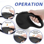 Retractable Dog Leash Supplier - Anti-Slip Handle Poop Bags