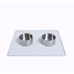 Dog Bowl Manufacturer - Removable Stainless Steel Silicone Mat