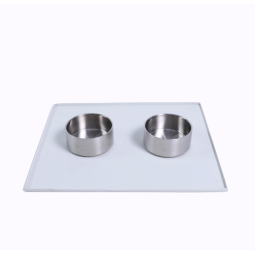 Dog Bowl Manufacturer - Removable Stainless Steel Silicone Mat