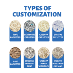 Cat Litter Manufacturer - Factory Price Peach Scent Flushable Fast Clumping