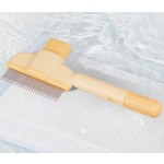 宠物梳源头工厂-大号防溅不锈钢针梳防震密集