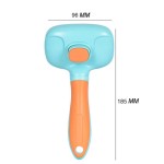 猫美容梳源头工厂-一键开结自清洁防静电