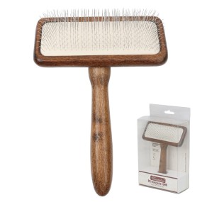 Pet Grooming Brush Supplier - Handcrafted Solid Wood Deshedding Comb