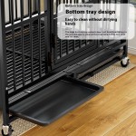 狗笼源头工厂-批发大中号折叠轮子塑料托盘