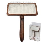 宠物美容刷供应商-手工实木除毛梳家用清洁