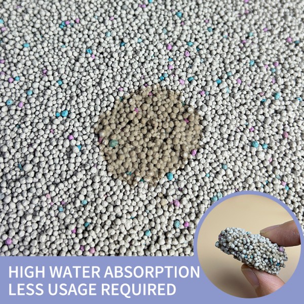 Cat Litter Supplier - OEM High Absorption Dust-Free Clumping Ball Shape